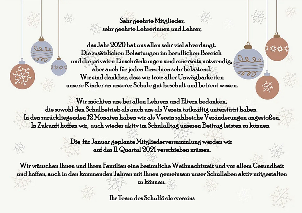Weihnachtsgruß